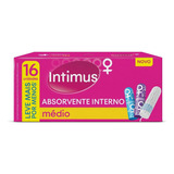 Absorvente Interno Médio Intimus 16 Unidades