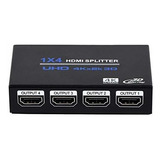 1x4 Hdmi Splitter 1 En 4 Salidas Hdmi Splitter Audio Vi...