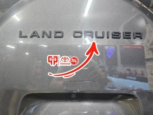 Emblema De Capot Land Cruiser Original  Foto 3