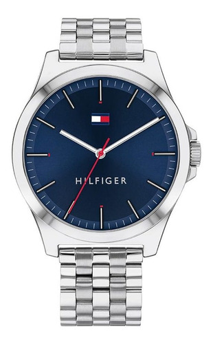 Reloj Tommy Hilfiger Para Hombre 1791713 Acero Plateado