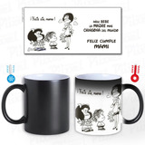 Taza Mágica Regalo Cumpleaños Mamá Amor De Hijo