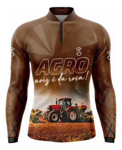 Camisa Camiseta Agro Agricultura Da Roça Proteção Uv50 Gll73