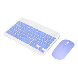 Combo Teclado Y Mouse, Juego Teclado Bluetooth 10 Pulgadas Y