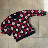 Sweater Lacoste Rombos Impecable