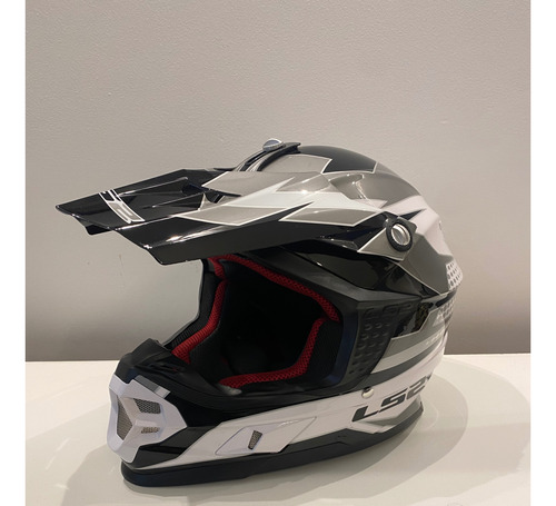 Casco Ls2 Mx437 Moto Cross 