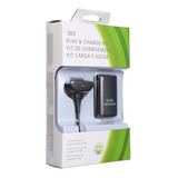 Kit Carga Y Juega Xbox 360 Batería 4800 Mah Cable Cargador