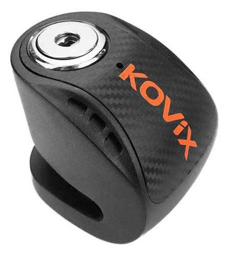 Candado Disco Moto Kovix Kns6 Pin 6mm Con Alarma 120db Negro