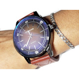 .x5 Unidades Reloj De Hombre Malla Cuerina/calidad/ Xmayor