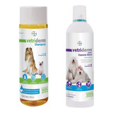 Vetriderm 2pack Espuma Baño En Seco + Shampoo Terapéutico Fragancia Espuma Seca