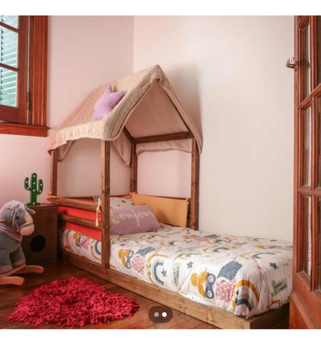 Cama Casita Montessori Una Plaza