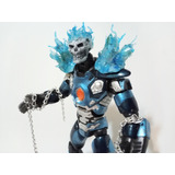 Figura Custom Personalizada Ghost War Machine Versión Azul 