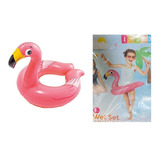 Boia De Cintura Bote Infantil Flamingo 3 Á 6 Anos Intex