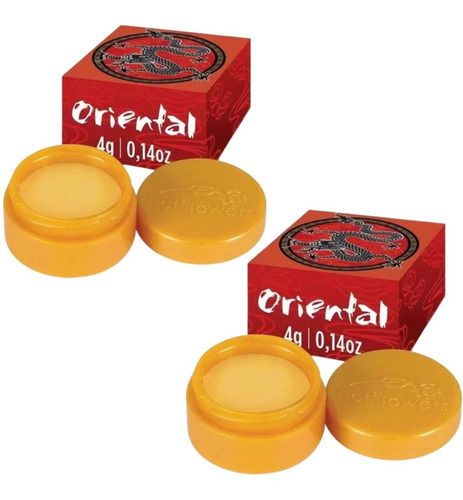 Combo 2 Pomadas Oriental Chinesa Excita Esquenta Esfria 4g