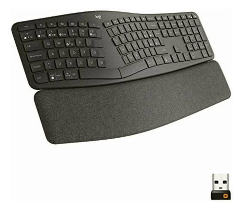 Logitech - Ergo K860 Teclado Inalámbrico Multidispositivo