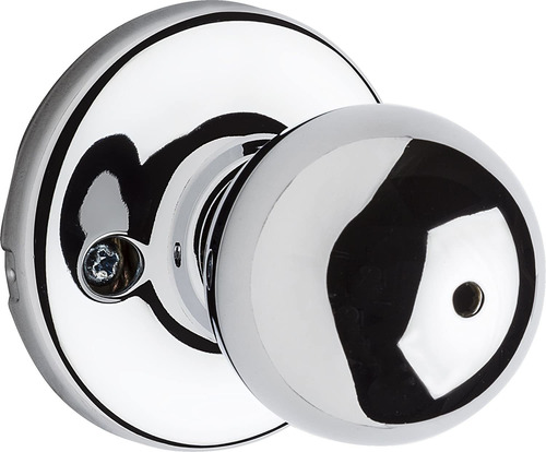 Kwikset 93001-918 - Pomo Para Cama Y Baño  Cromo Pulido 