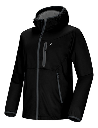 Chaqueta Softshell Ligera Con Capucha Para Correr, Senderism