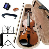 Violino Infantil Dominante C/ Estante + Espaleira + Afinador