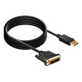 Cabo Adaptador Displayport Para Dvi Macho 1m 1 Metro