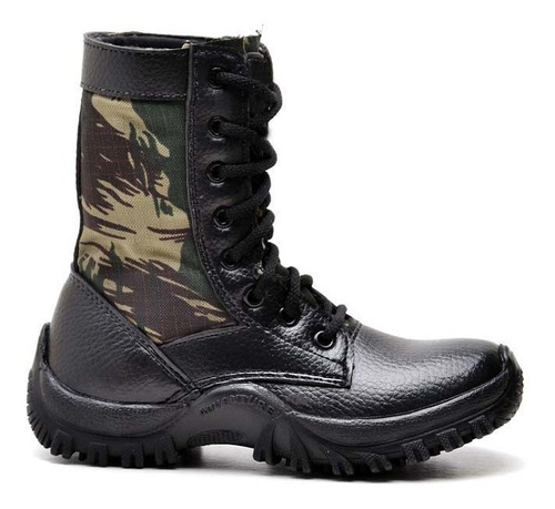 Bota Infantil Masculina Coturno Botinha Militar Menina