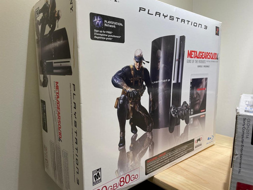 Sony Playstation 3 80gb Edicion Metal Gear Solid 4 