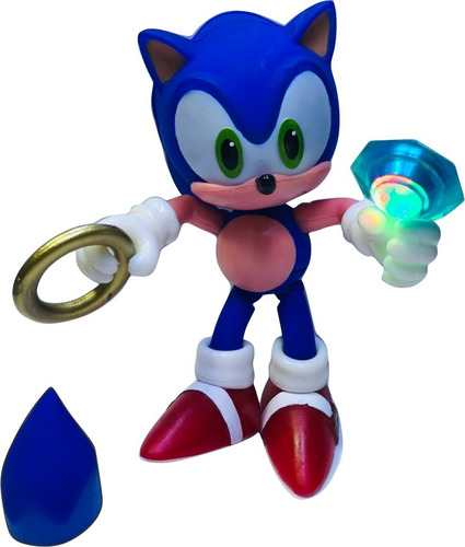 Sonic Boom Articulado Nuevo Modelo De Luz Y Accesorios!!!