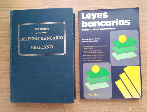 Derecho Bancario Luis Muñoz - Leyes Bancarias 2 Libros + 1 