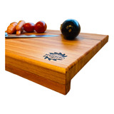 Tabla Picar Madera Con Tope Cocina Asado Corte 50x40x3 