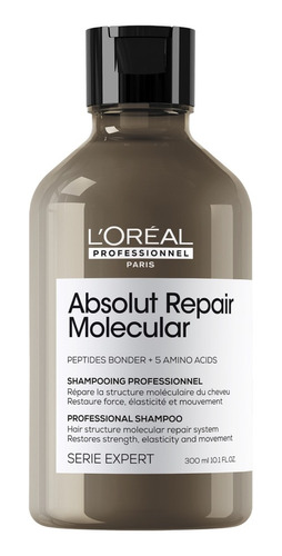 Shampoo Absolut Repair Molecular 300 Ml Loreal Profesional 