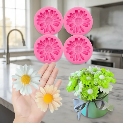 Molde De Silicona Para Decorar Pasteles De Margarita | Envío gratis