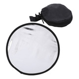 Difusor De Luz Reflector Redondo 2 En 1 30cm Fotografía