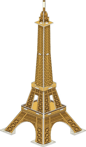 Rompecabeza 3d  Bloques De Construcción Torre Eiffel Y Otros