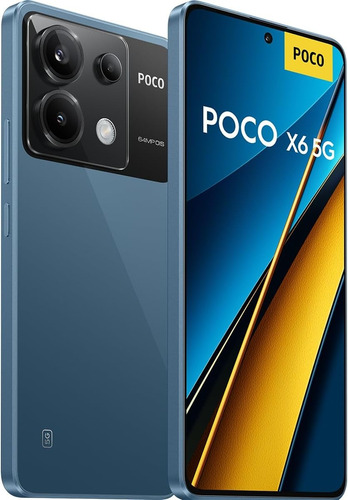 Smartphone Xiaomi Poco X6 5g Nfc Dual Sim 256 Gb Azul 8 Gb