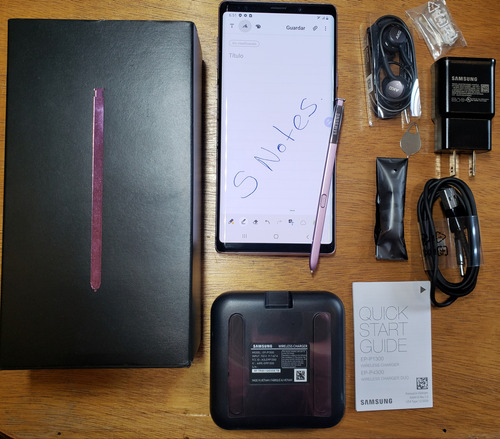 Samsung Galaxy Note9 128gb Morado + Cargador Inalambrico 1a