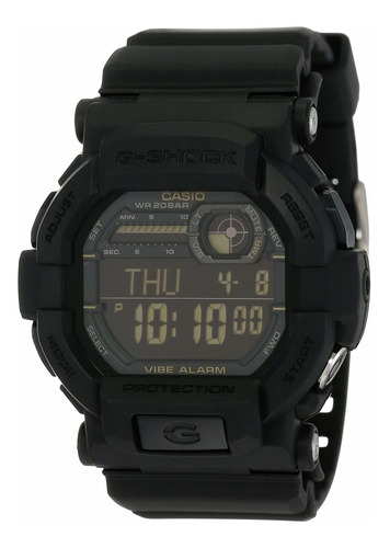 Reloj Hombre Casio Gd350-1b Cuarzo 49mm Pulso Negro En