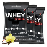 Combo 3x Whey Protein Turbo Black Skull 907g