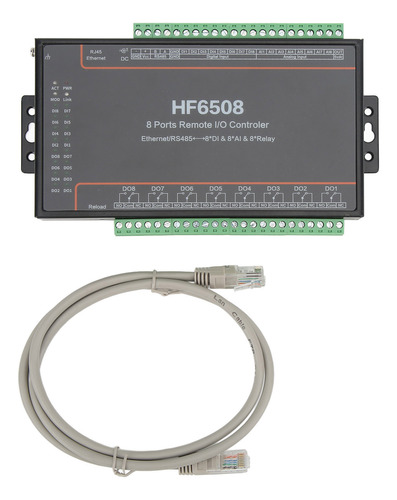 Colector De Datos Ethernet Rs485, Red De Relé De 8 Puertos