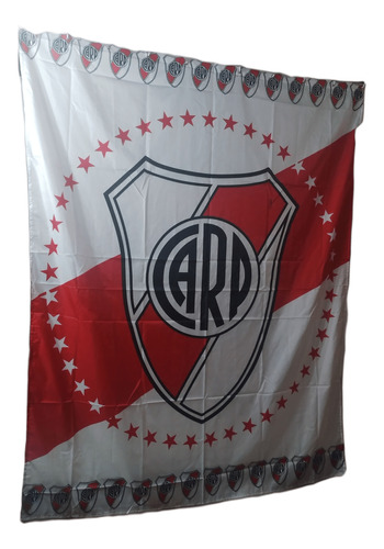 Cortina Baño Tela Impermeable Afa- Club River Plate