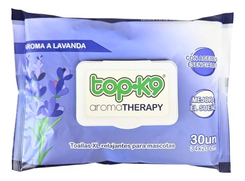 Toallitas Humedas Topk9 Aromatherapy30u Xi 34x20cm