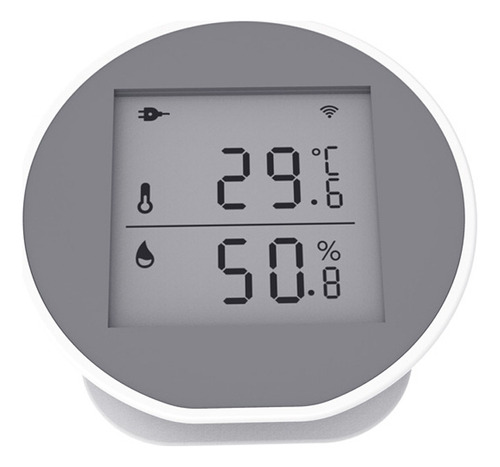Sensor De Temperatura Y Humedad Wifi Tuya Alta/baja Alarma C