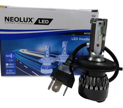 Kit 2 Lamparas Led H4 12v 6000k Neolux By Osram Blanco Frio