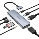 Hopday Adaptador 9 En 2 Para Macbook Air Hub Usb C, Estación