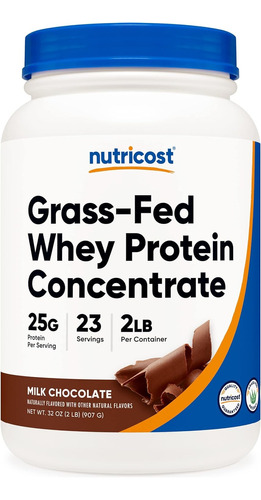 Nutricost Grass Fed Whey Protein Concentrate Chocolate 907 G