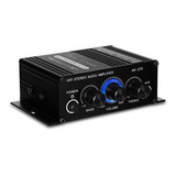 Mini Amplificador De Audio Estéreo Ak270 Portátil 2 Canales