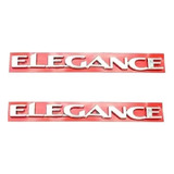 Emblema Elegance 2 Pecas Meriva Zafira Astra Vectra