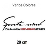 Stickers Sport Mind Chevrolet Sport ( Vinil 28 Cm ) 1 Pza