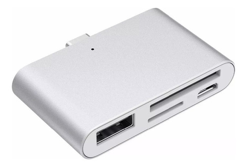 Adaptador Usb 3.1 Tipo C Leitor Cartão Sd Micro Sd iPad Pro