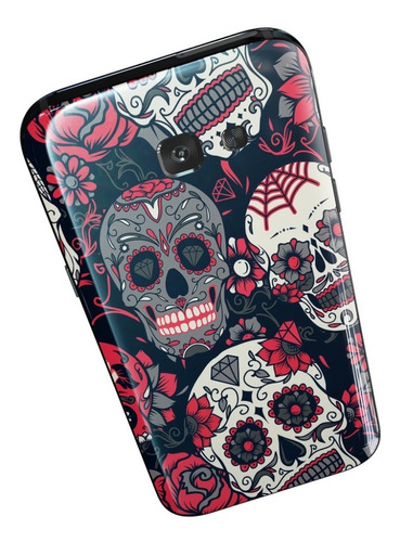 Mica Skin Trasera Calavera Mexicana Todos Los Equipos