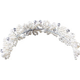 Diadema De Perlas Para Novia, Exquisito Accesorio Para El Pe