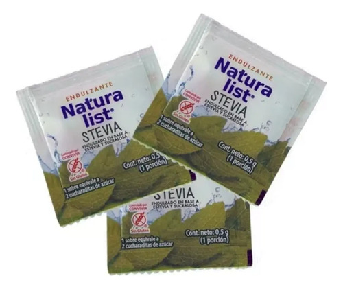 Endulzante Stevia Sachet Bolsa De 100 Unidades