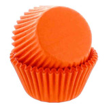 Forminhas Forma Para Mini Cupcake Bolo C/ 90 Unid Laranja